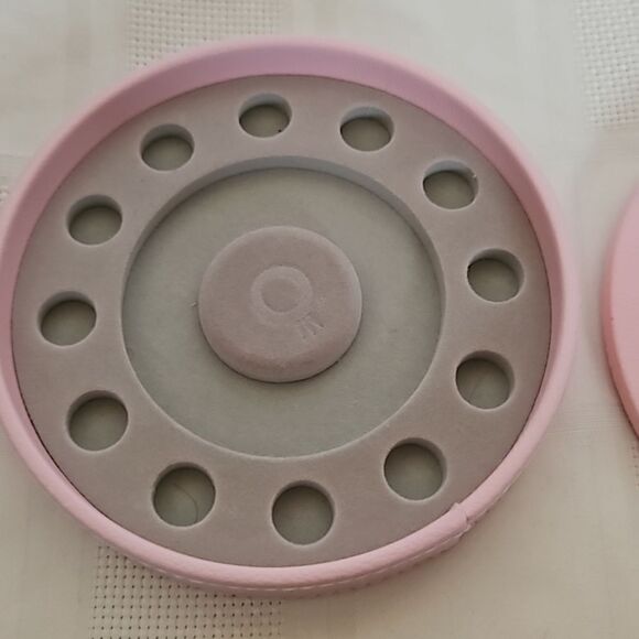 Pandora Authentic 20th Edition Charms & Bracelet Round Jewelry Box Pink - Picture 14 of 16